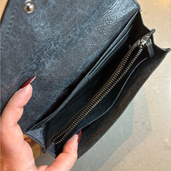 Black studded Leather Botkier wallet - Picture 5 of 8